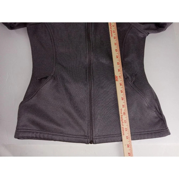 The North Face Womens Jacket Gray Fleece Full Zip Stretch Outdoor Size M - Picture 11 of 12
